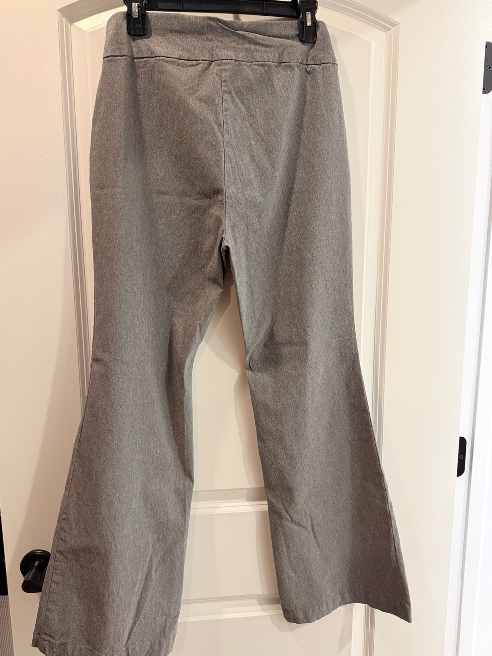 Like New - INC Light Heather Gray Wide-Leg Pull-On Pants Size 12 - Picture 3 of 5